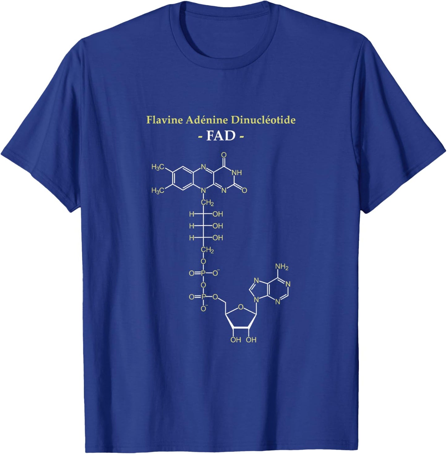 Flavin Adenine Dinucleotide FAD T-Shirt - T-Shirt | Royal