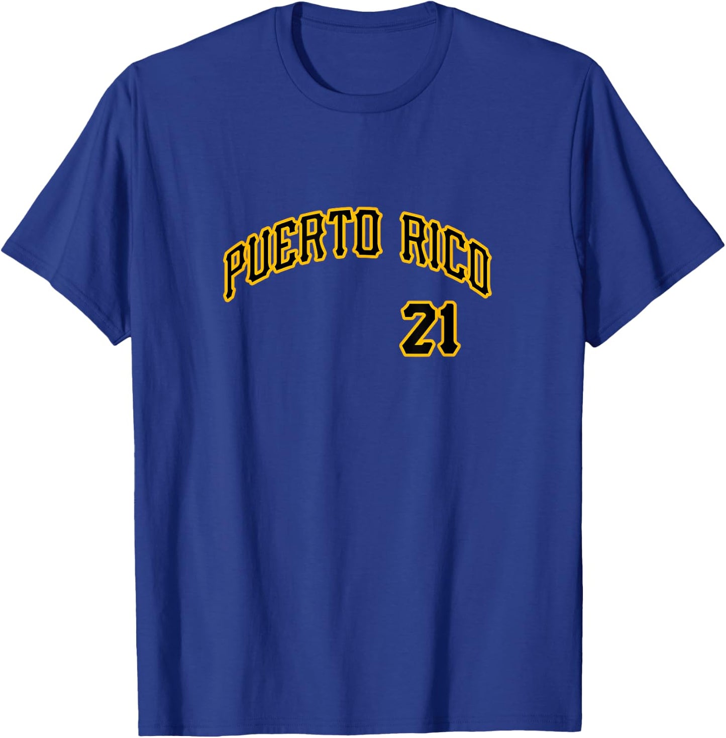 Puerto Rico 21 Boricua Baseball Santurce Beisbol Souvenir T-Shirt - T-Shirt | Royal