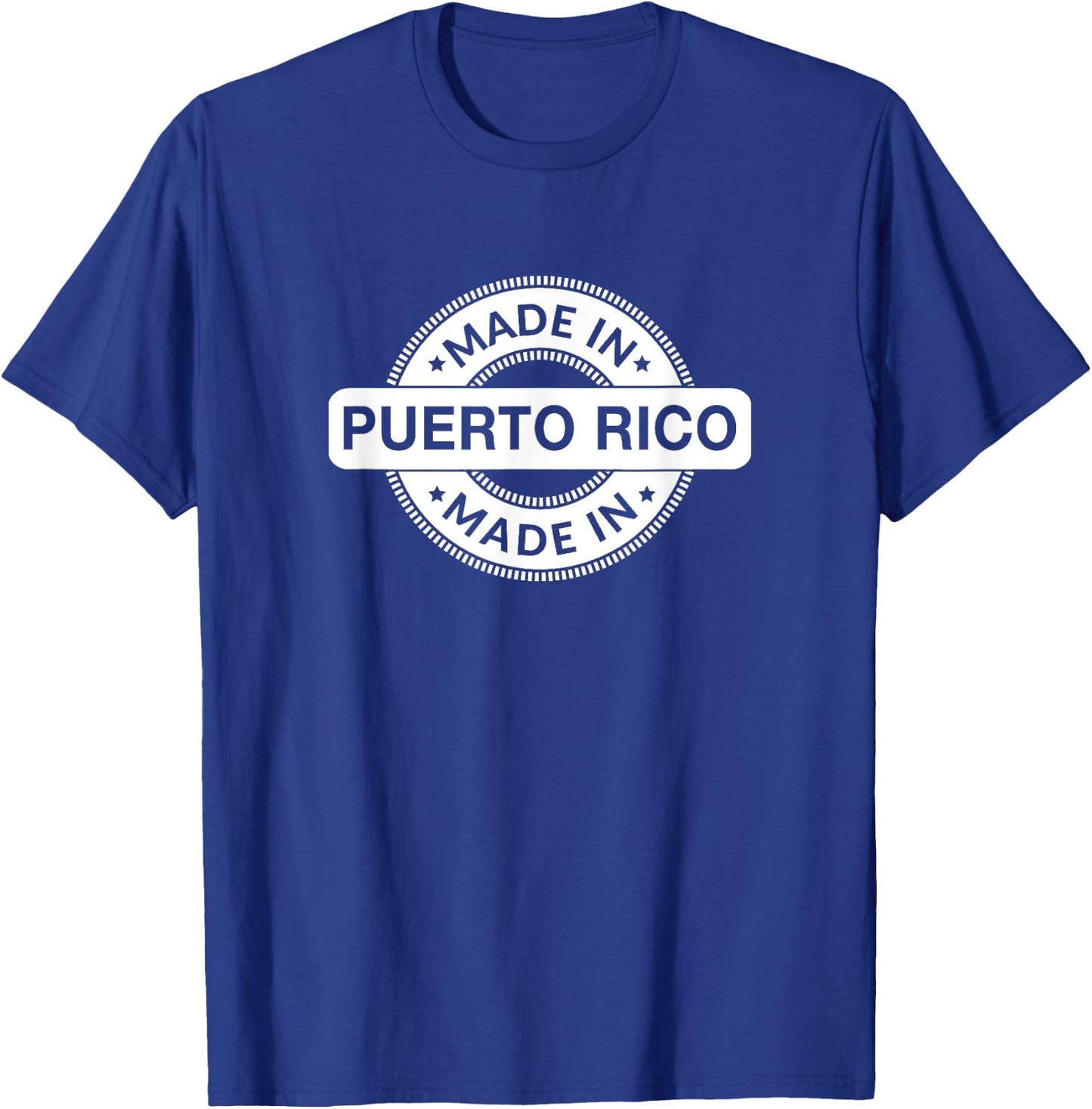 Puerto Rico Home - Made in Puerto Rico - Classic T-Shirt - T-Shirt | Royal