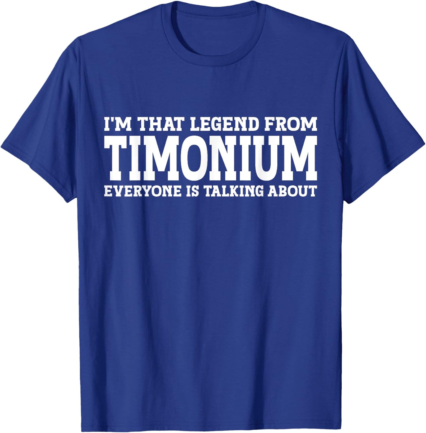 Timonium Hometown MD Maryland Home Roots Funny City Timonium T-Shirt - T-Shirt | Royal