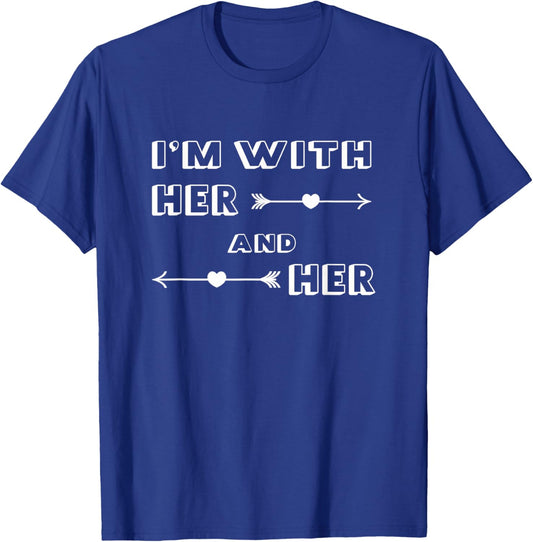 Polyamory Gay Pride Threelationship Shirt Polyamorous Gift T-Shirt - T-Shirt | Royal