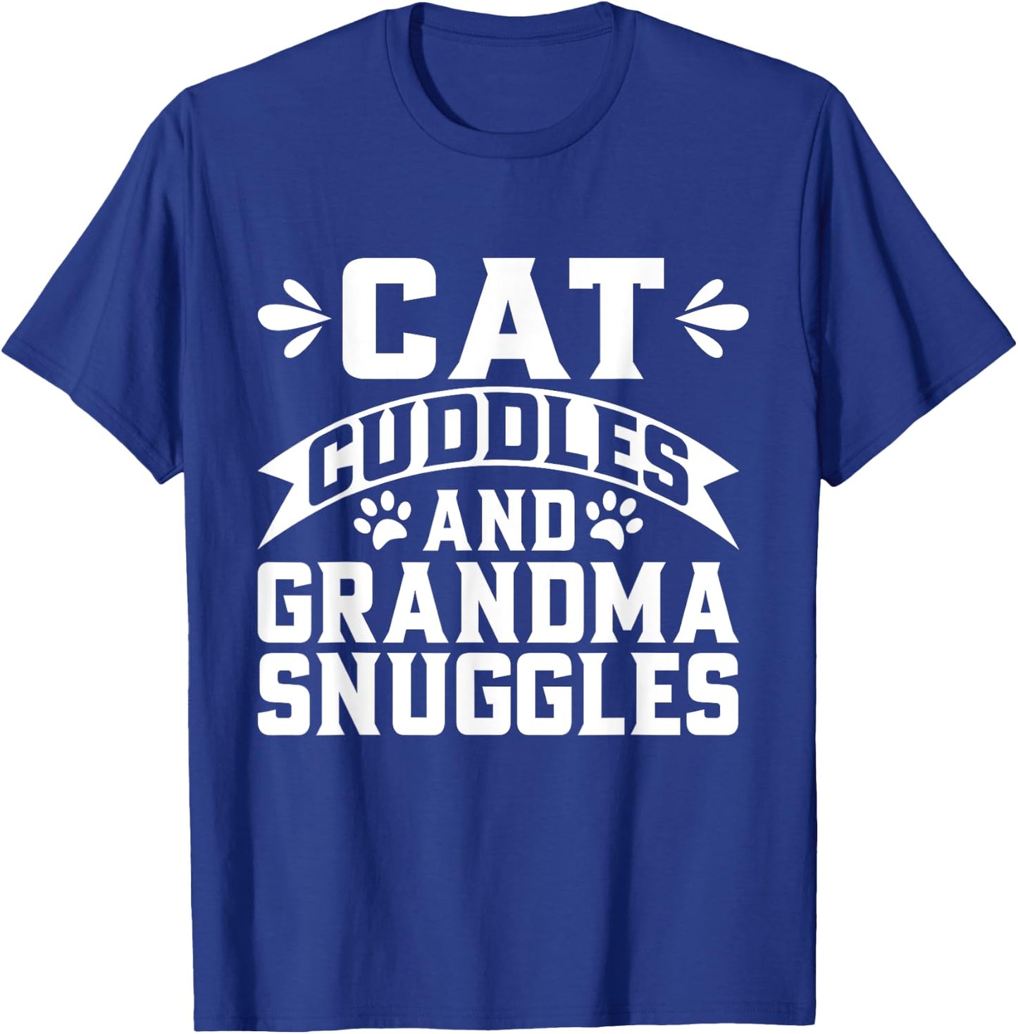 Cat Cuddles Grandma Snuggles Cat Grandma T-Shirt - T-Shirt | Royal