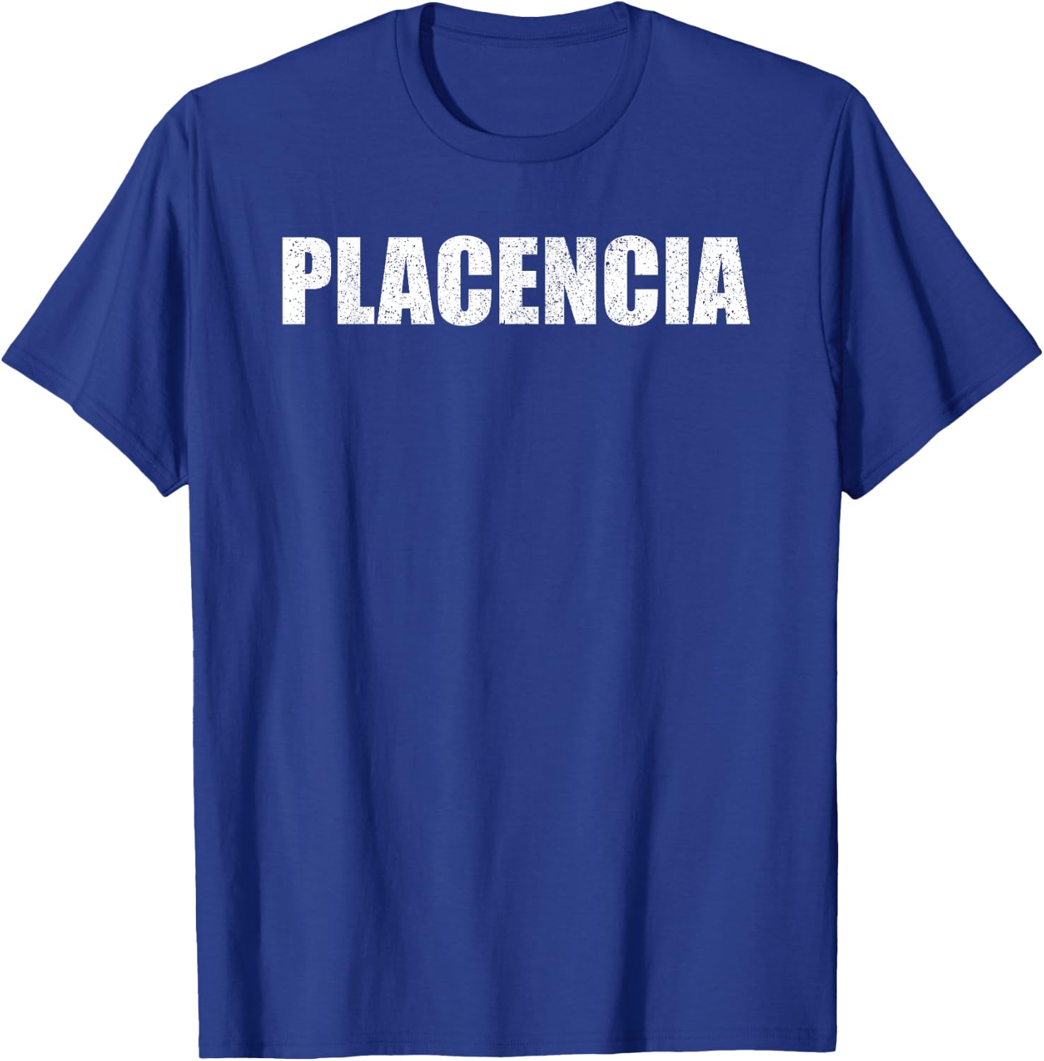 Placencia Surname Retro Hispanic Mexican Spanish Family T-Shirt - T-Shirt | Royal