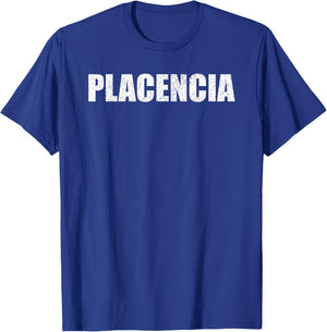 Placencia Surname Retro Hispanic Mexican Spanish Family T-Shirt - T-Shirt | Royal