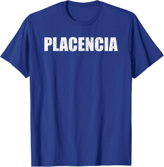 Placencia Surname Retro Hispanic Mexican Spanish Family T-Shirt - T-Shirt | Royal