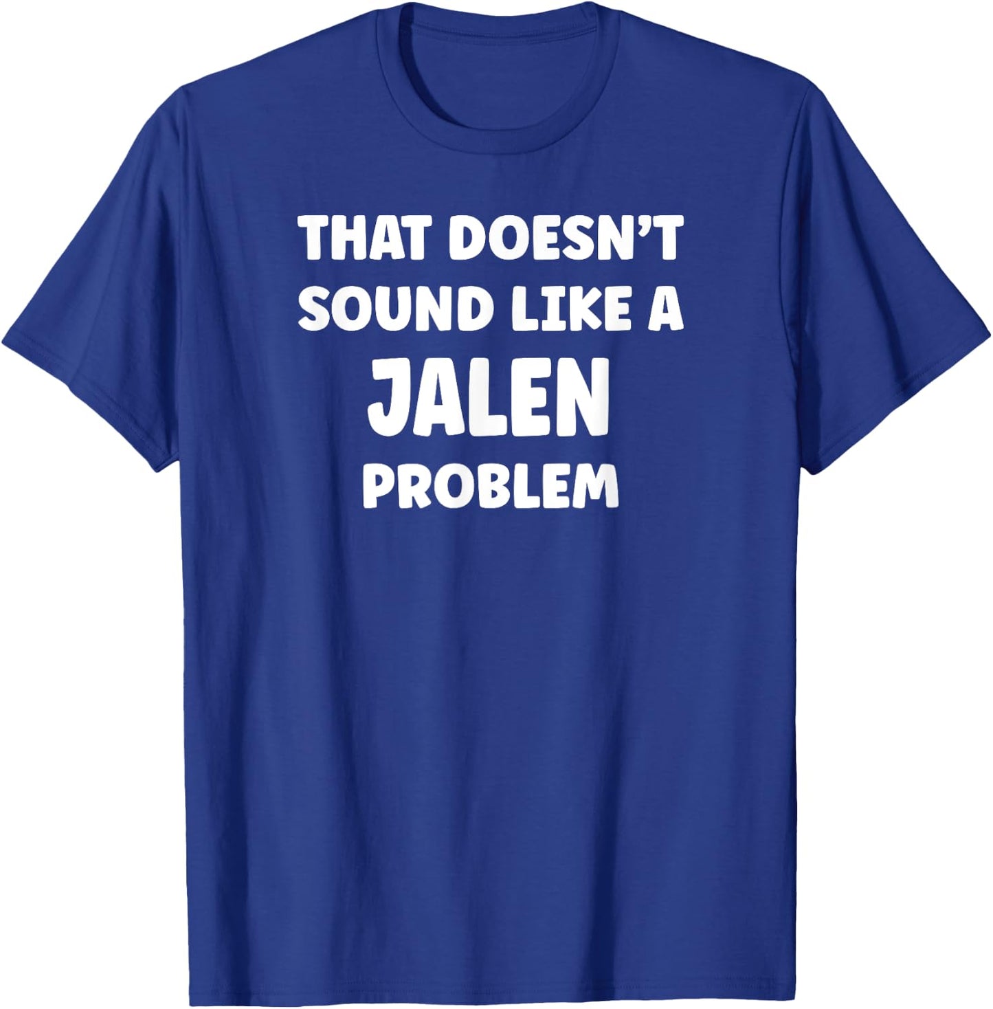 JALEN Personalized Custom Boys JALEN Name T-Shirt - T-Shirt | Royal