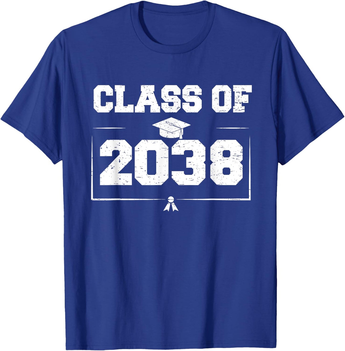 Class of 2038 Grow With Me Back to School Graduation 2038 T-Shirt - T-Shirt | Royal