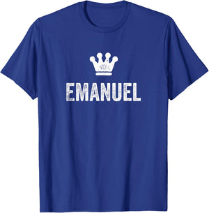 Emanuel the King / Crown & Name Called Emanuel T-Shirt - T-Shirt | Royal