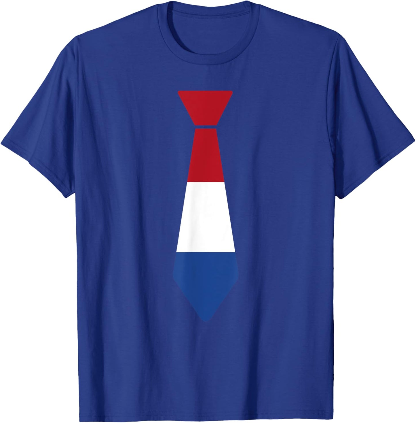 Netherlands Flag Tie Cute Dutch Boys Matching Family T-Shirt - T-Shirt | Royal