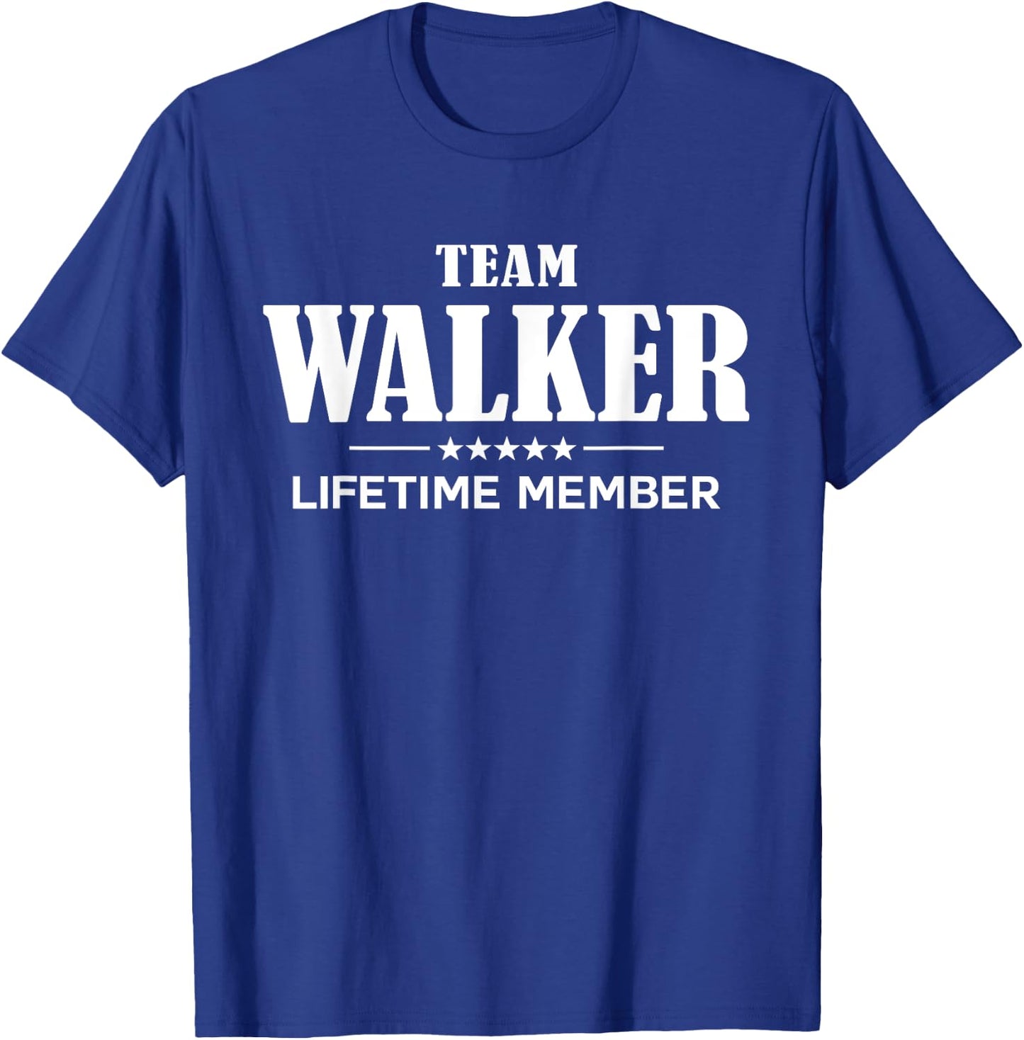 Team WALKER Lifetime Member WALKER Family T-Shirt - T-Shirt | Royal