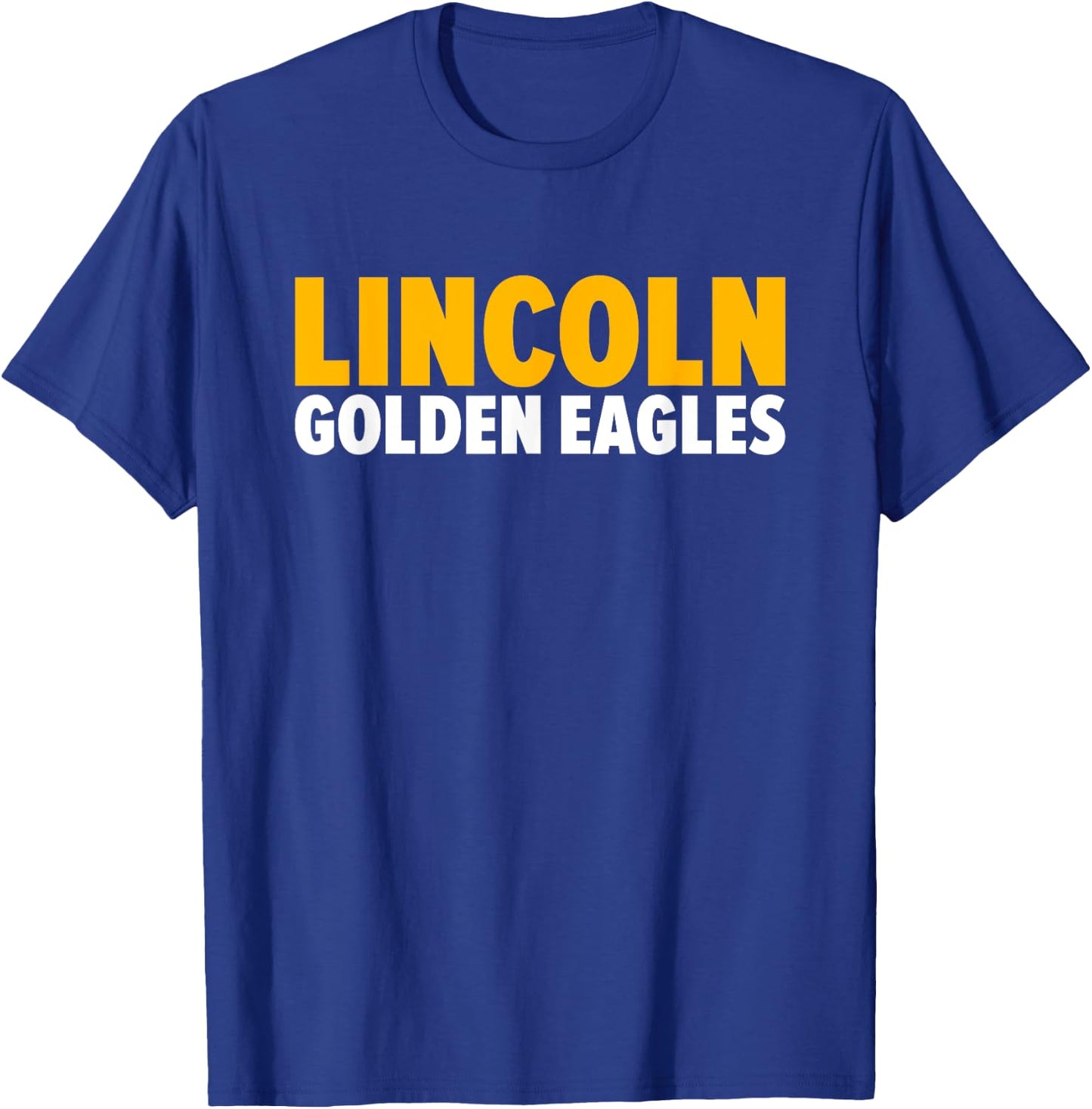Lincoln Golden Eagles Bold T-Shirt - T-Shirt | Royal