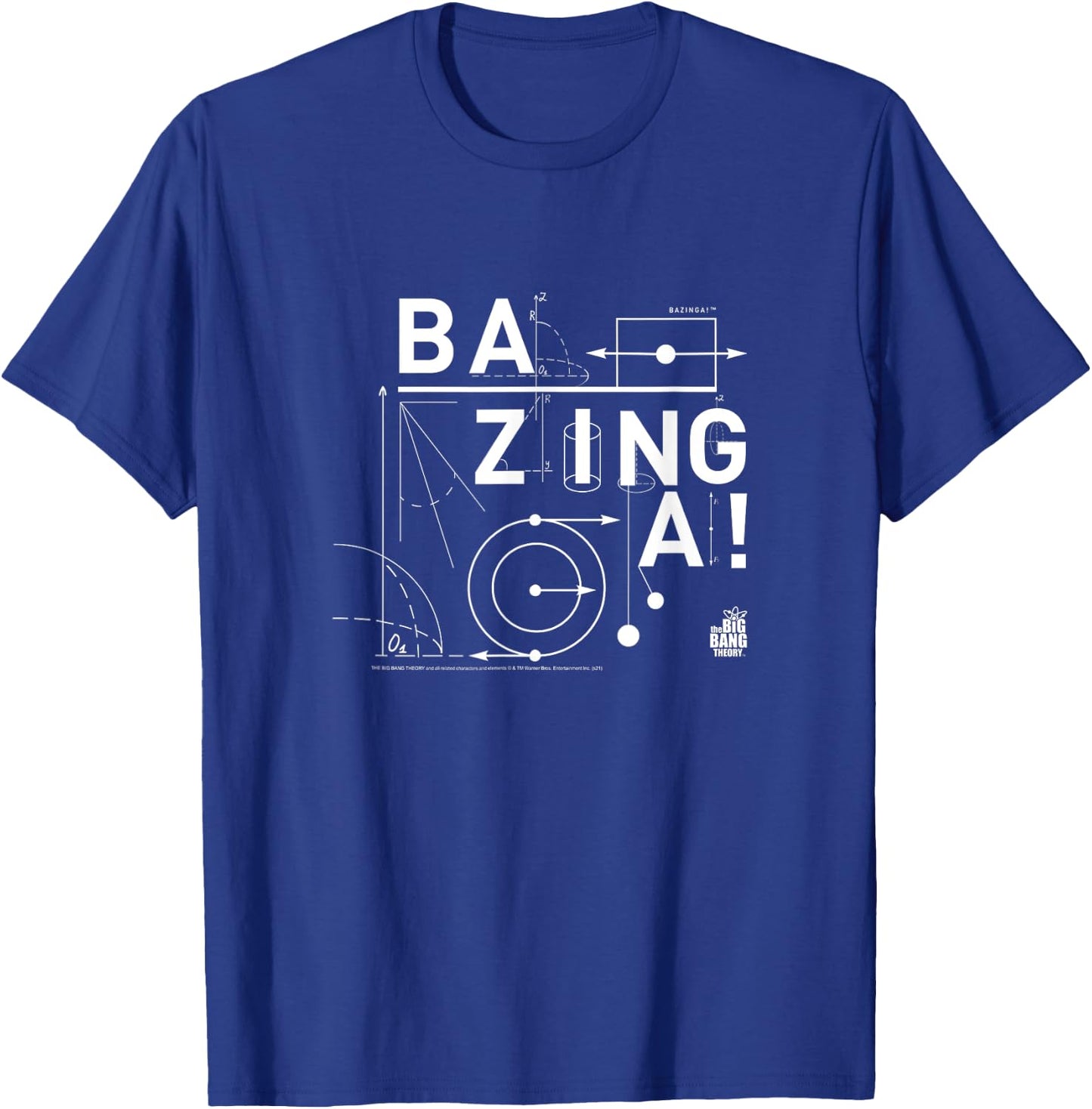 The Big Bang Theory Mathematical Bazinga! TV Show T-Shirt - T-Shirt | Royal