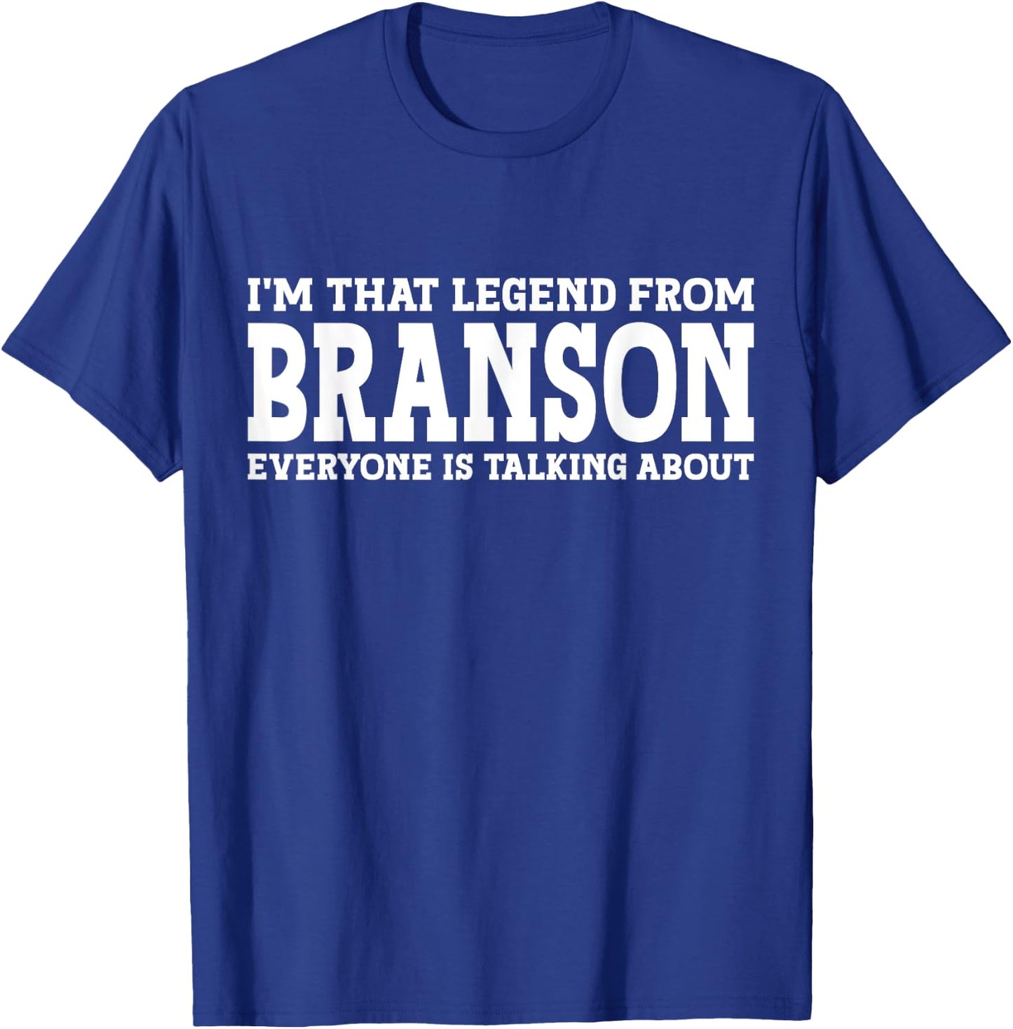 Branson Hometown MO Missouri Home Roots Funny City Branson T-Shirt - T-Shirt | Royal