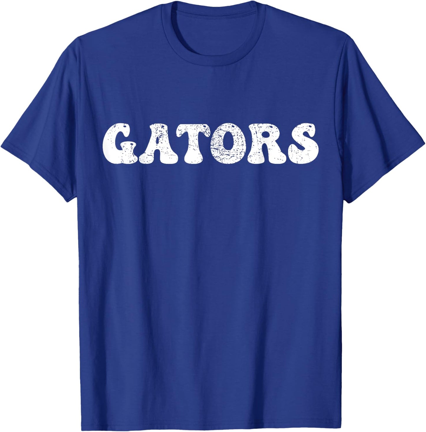 Gators School Sports Fan Team Spirit Mascot Heart Gift T-Shirt - T-Shirt | Royal