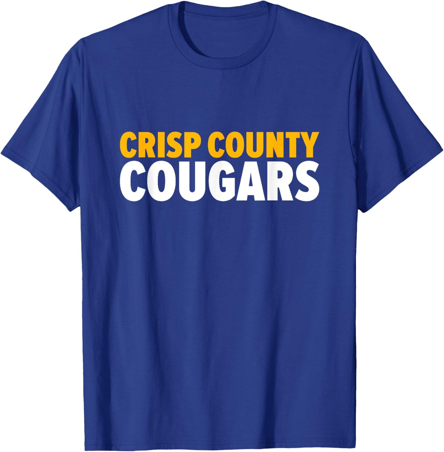 Crisp County Cougars Bold T-Shirt - T-Shirt | Royal
