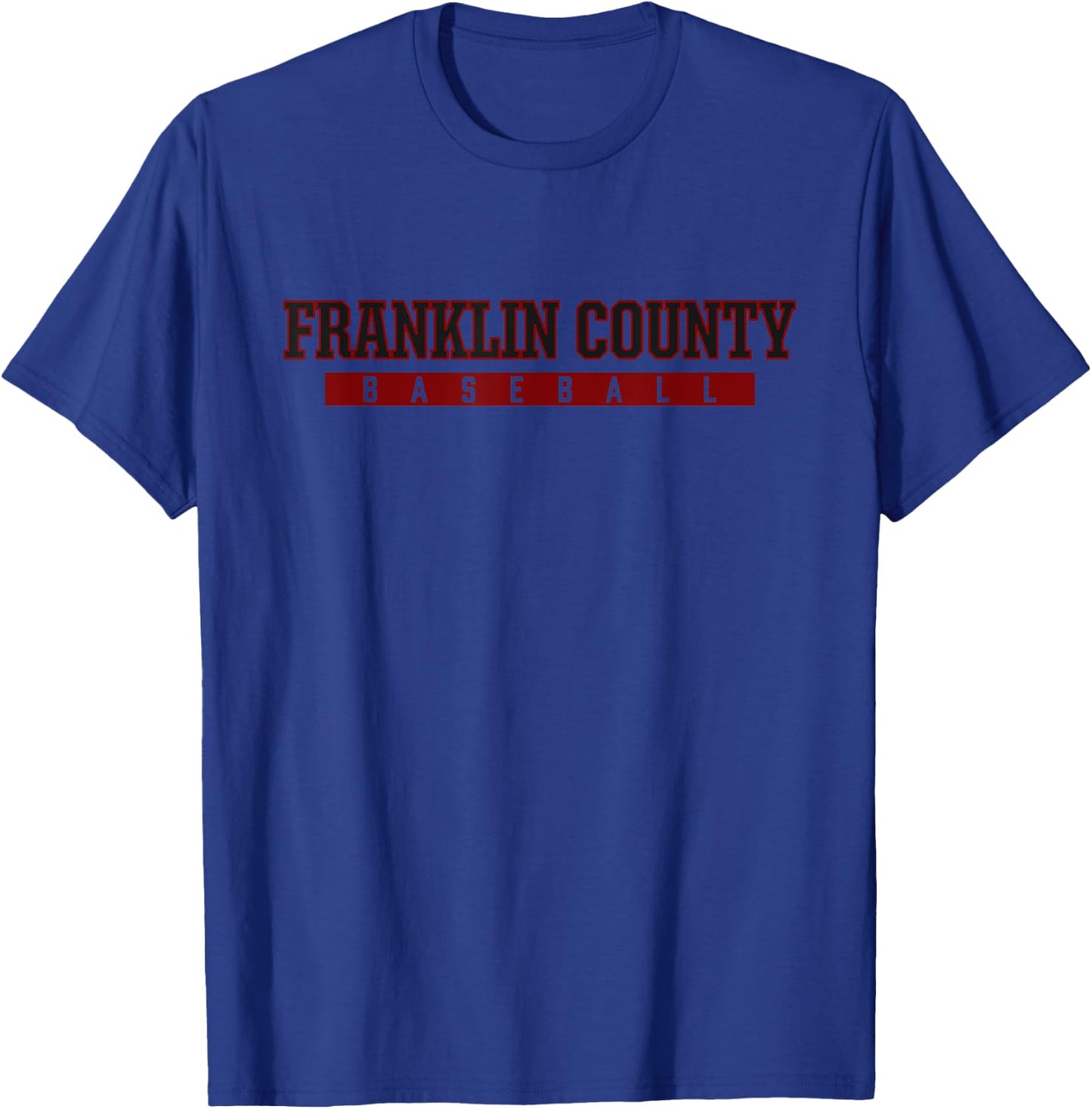 Franklin County High School Baseball T-Shirt - T-Shirt | Royal