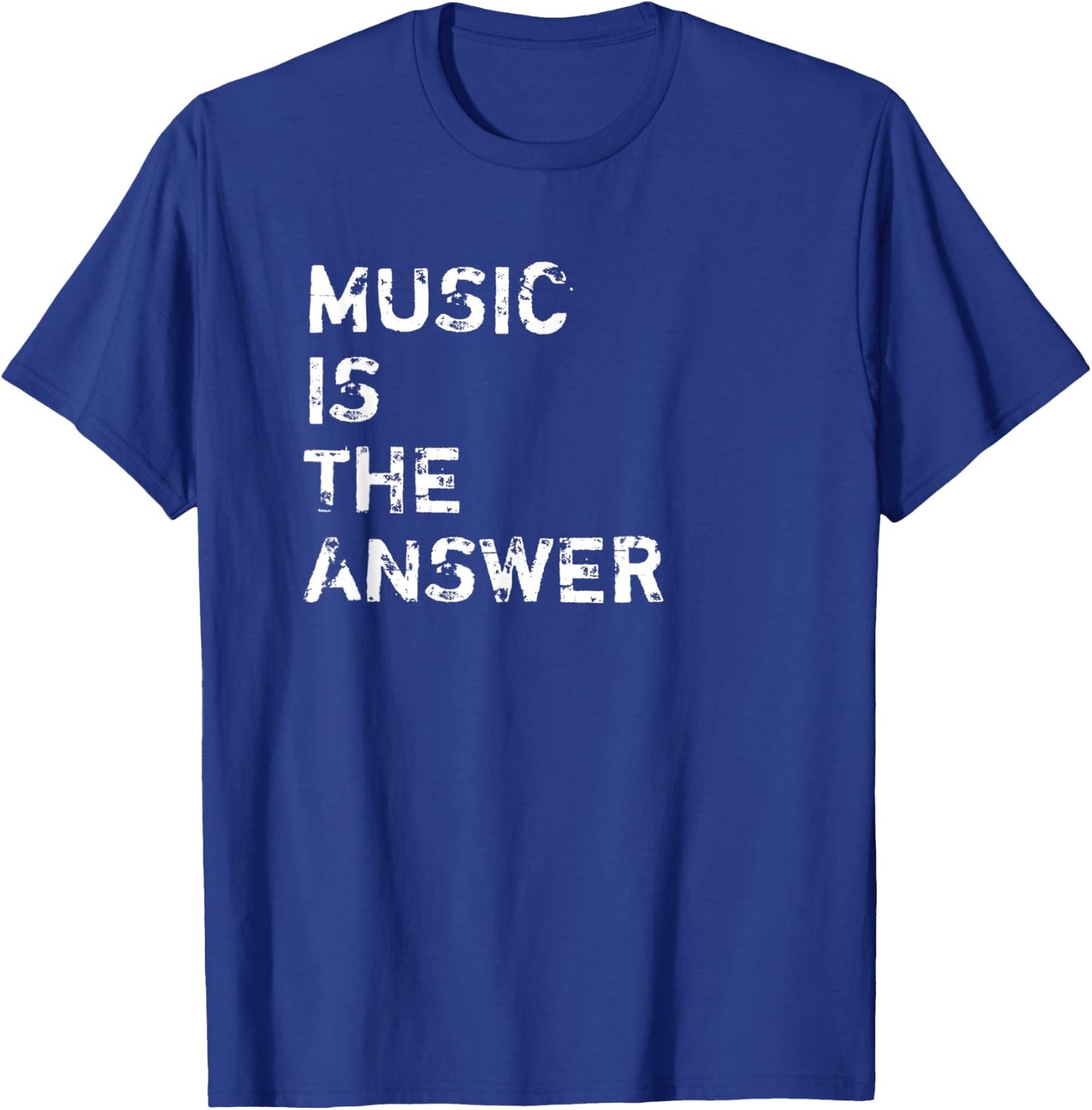 Music is the Answer DJ T-Shirt - T-Shirt | Royal