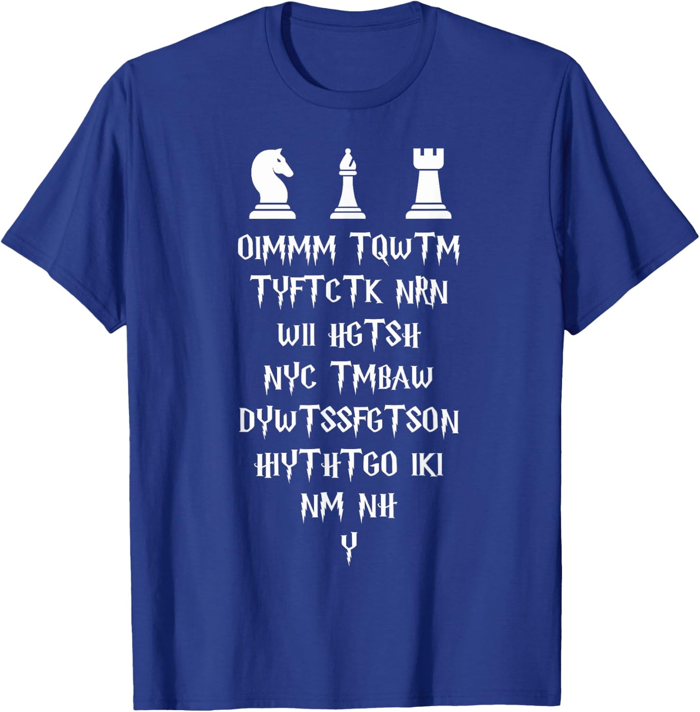 Oimmm Tqwtm Tyftctk Nrn Wii Hgtsh Nyc Tmbaw T-Shirt - T-Shirt | Royal