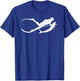 Free Diving - Spearfishing - Snorkelling T-Shirt - T-Shirt | Royal