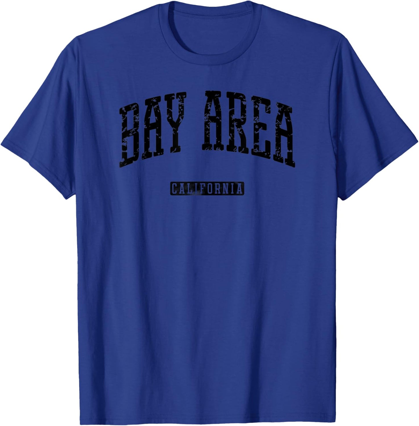 Bay Area California Vintage City T-Shirt - T-Shirt | Royal