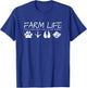 Farm Life: Don't step in it! T-Shirt - T-Shirt | Royal