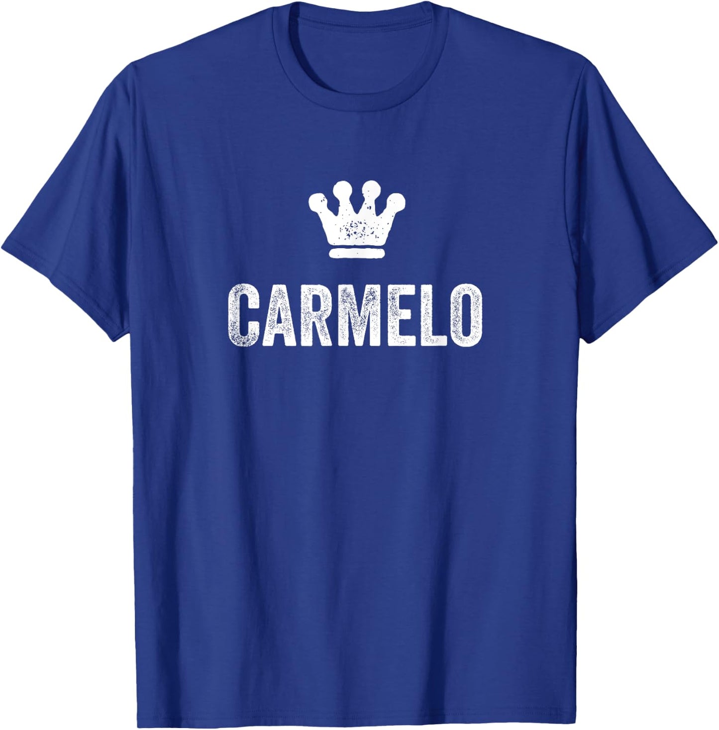 Carmelo the King / Crown & Name Called Carmelo T-Shirt - T-Shirt | Royal