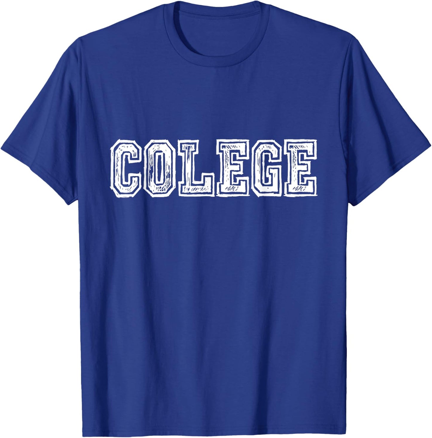 College Misspelled Colege Shirt University Funny T-Shirt - T-Shirt | Royal
