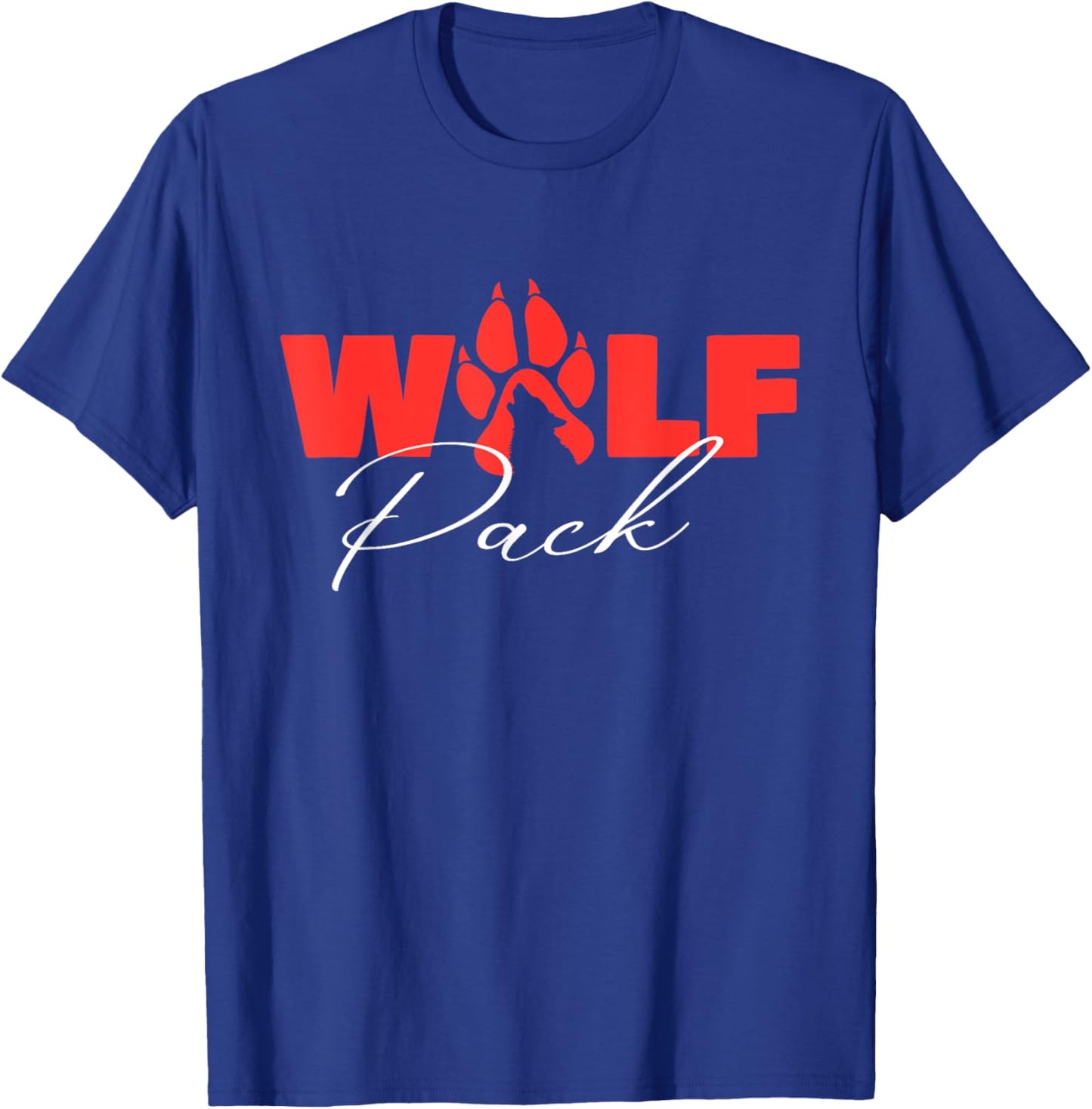 Wolf Pack - Wolf Lover Wildlife Animal Outdoor Enthusiast T-Shirt - T-Shirt | Royal