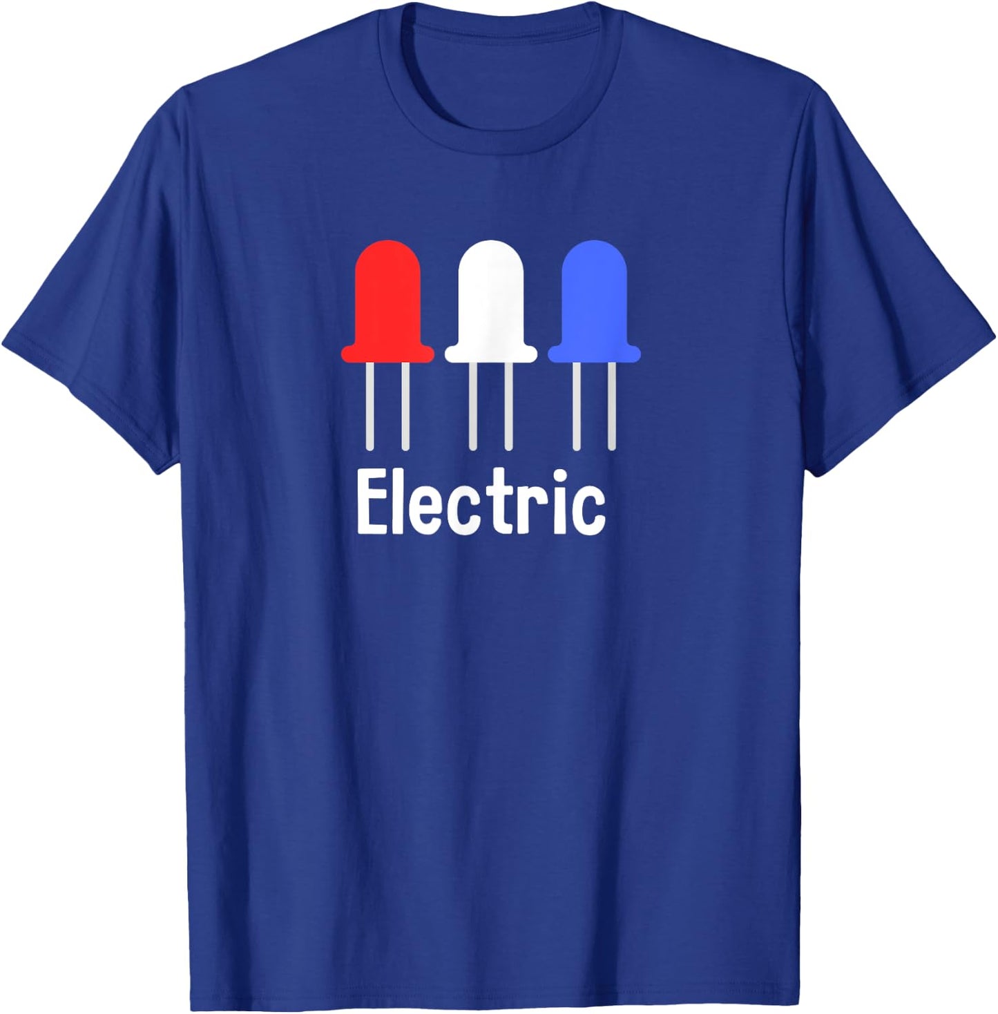 Electric Led light Electrical Engineer Cute Gifts T-Shirt - T-Shirt | Royal