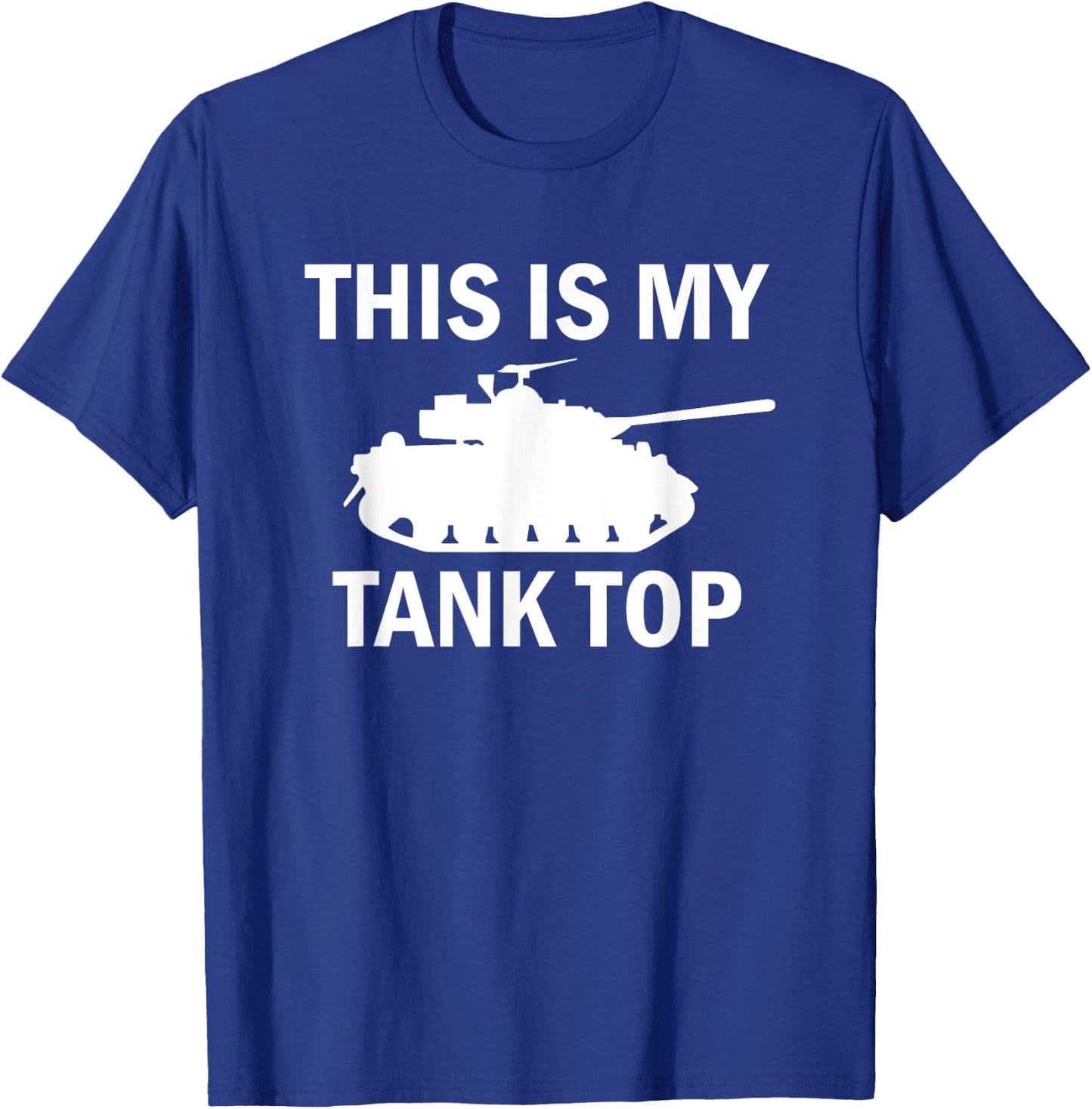 M1 Abrams Tank Funny Sarcastic Military Pun T-Shirt - T-Shirt | Royal