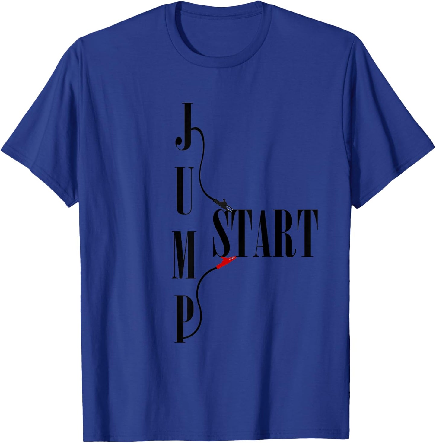 Jump Start - Car Junkie Lover T-Shirt - T-Shirt | Royal