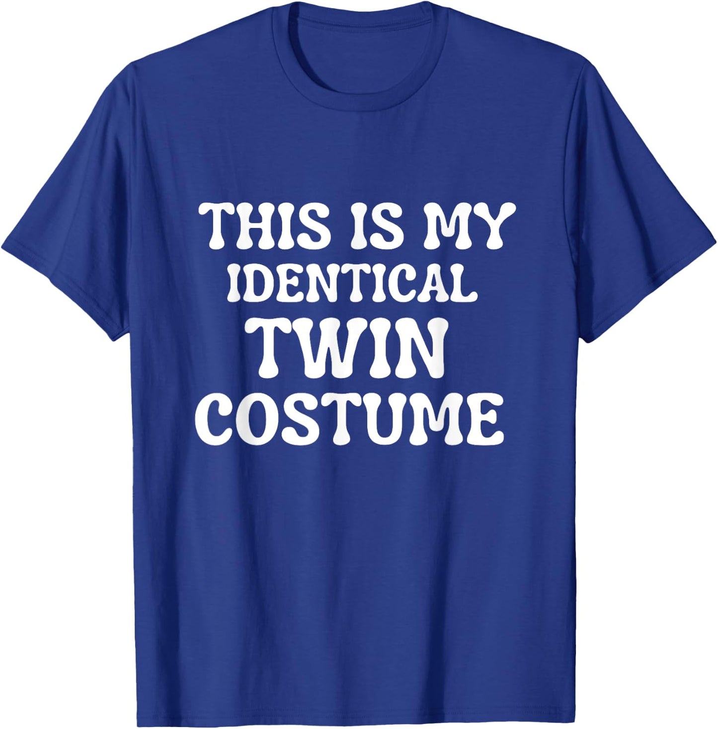 Best Friend Twinning Twin Day Matching Halloween Costume T-Shirt - T-Shirt | Royal