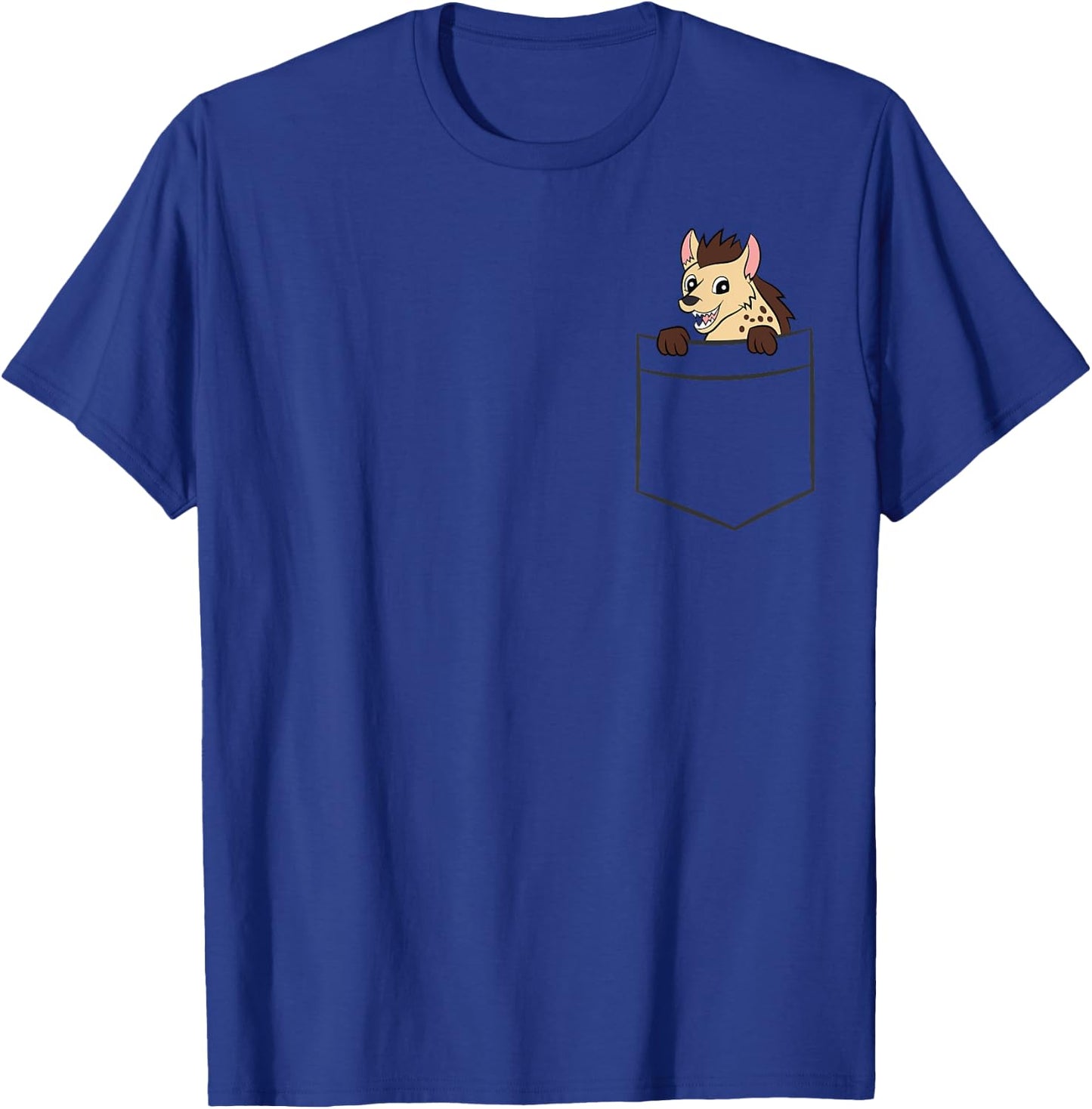 Hyena In The Pocket Cute Spotted Hyena T-Shirt - T-Shirt | Royal