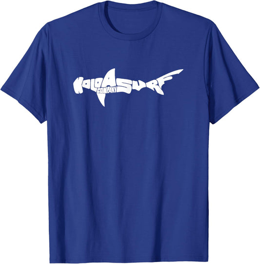 Koloa Surf Hammerhead Shark Logo Lightweight, Graphic T-Shirt - T-Shirt | Royal