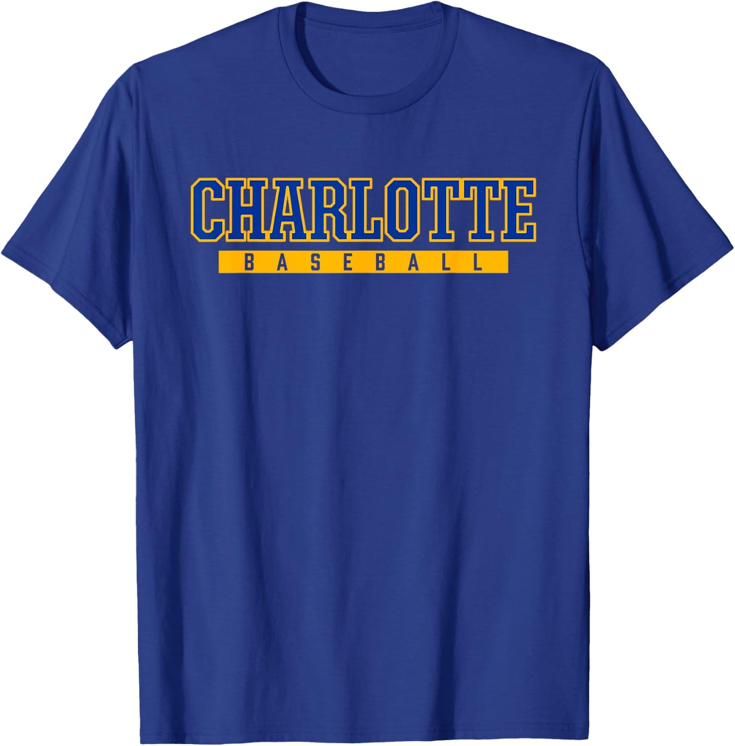 Charlotte High School Baseball T-Shirt - T-Shirt | Royal