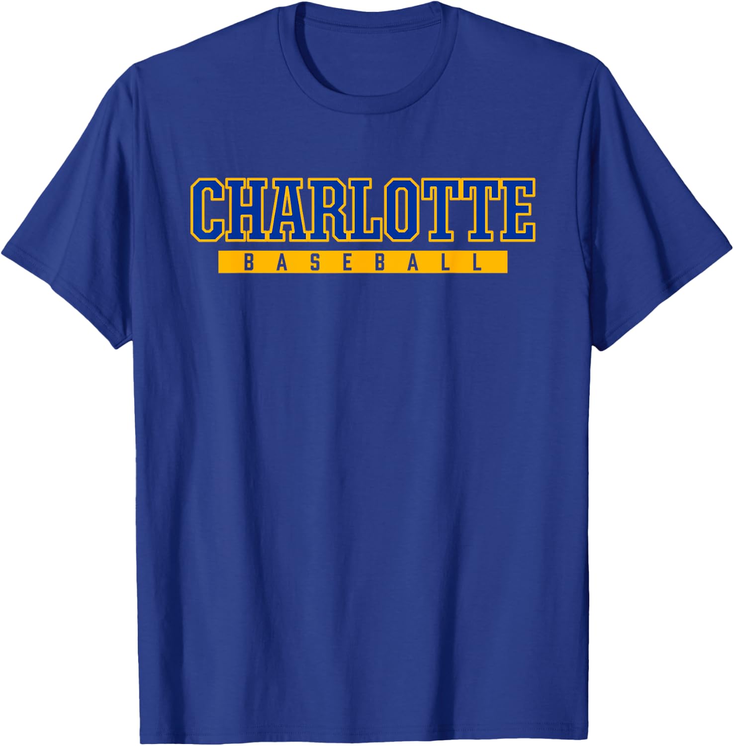 Charlotte High School Baseball T-Shirt - T-Shirt | Royal