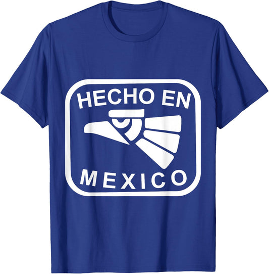 Mexico Vintage Mexican Flag Pride Hecho en Mexico T-Shirt - T-Shirt | Royal