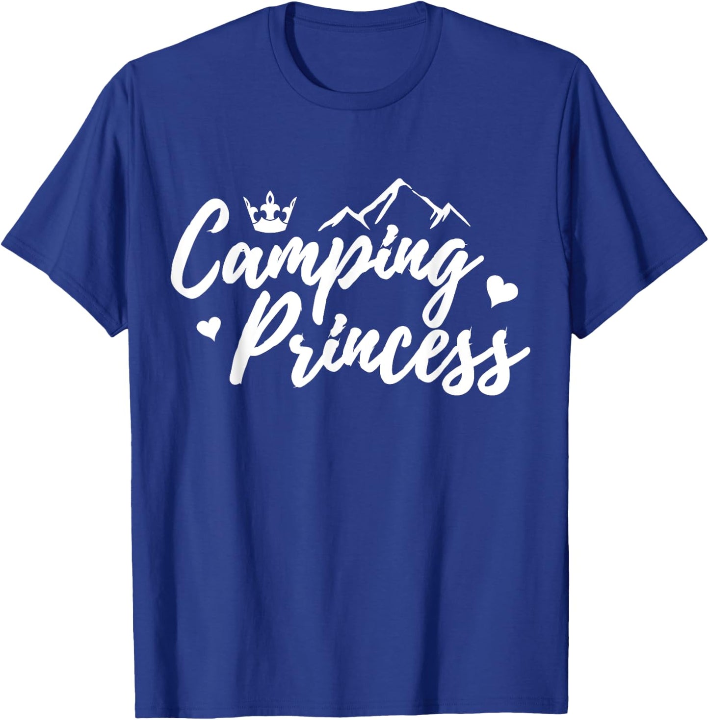 Camping Princess Camper Queen Crown T-Shirt - T-Shirt | Royal