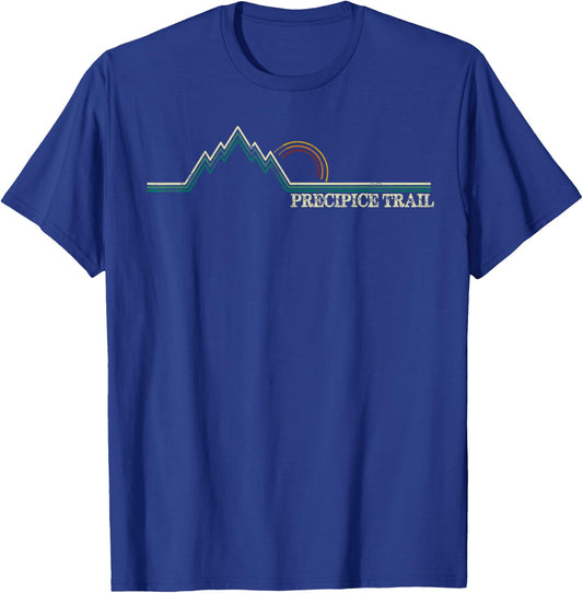 Retro Precipice Trail Acadia National Park Maine T-Shirt - T-Shirt | Royal