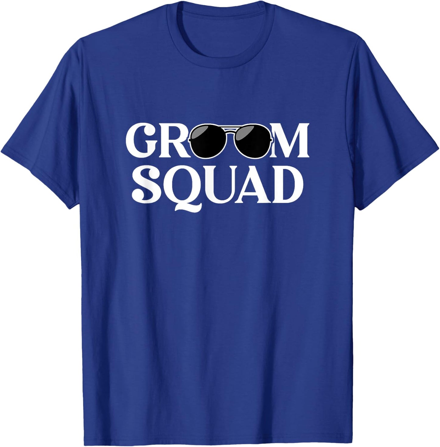 Groom Squad Sunglasses Wedding Bachelor Party Matching T-Shirt - T-Shirt | Royal