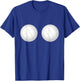 Volleyball Player Boobs Funny T-Shirt - T-Shirt | Royal