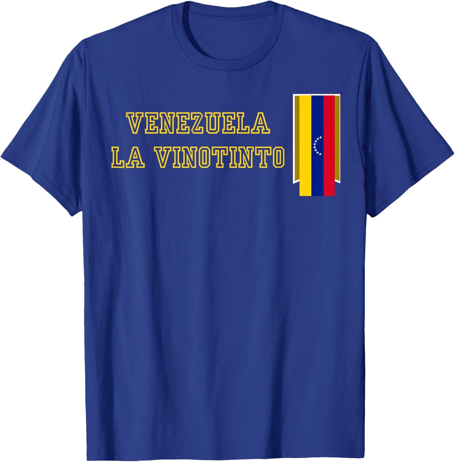 Venezuela - La Vinotinto Team Soccer Design for Venezuelans T-Shirt - T-Shirt | Royal