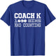 Coach K 1000 Wins Basketball T-Shirt - T-Shirt | Royal