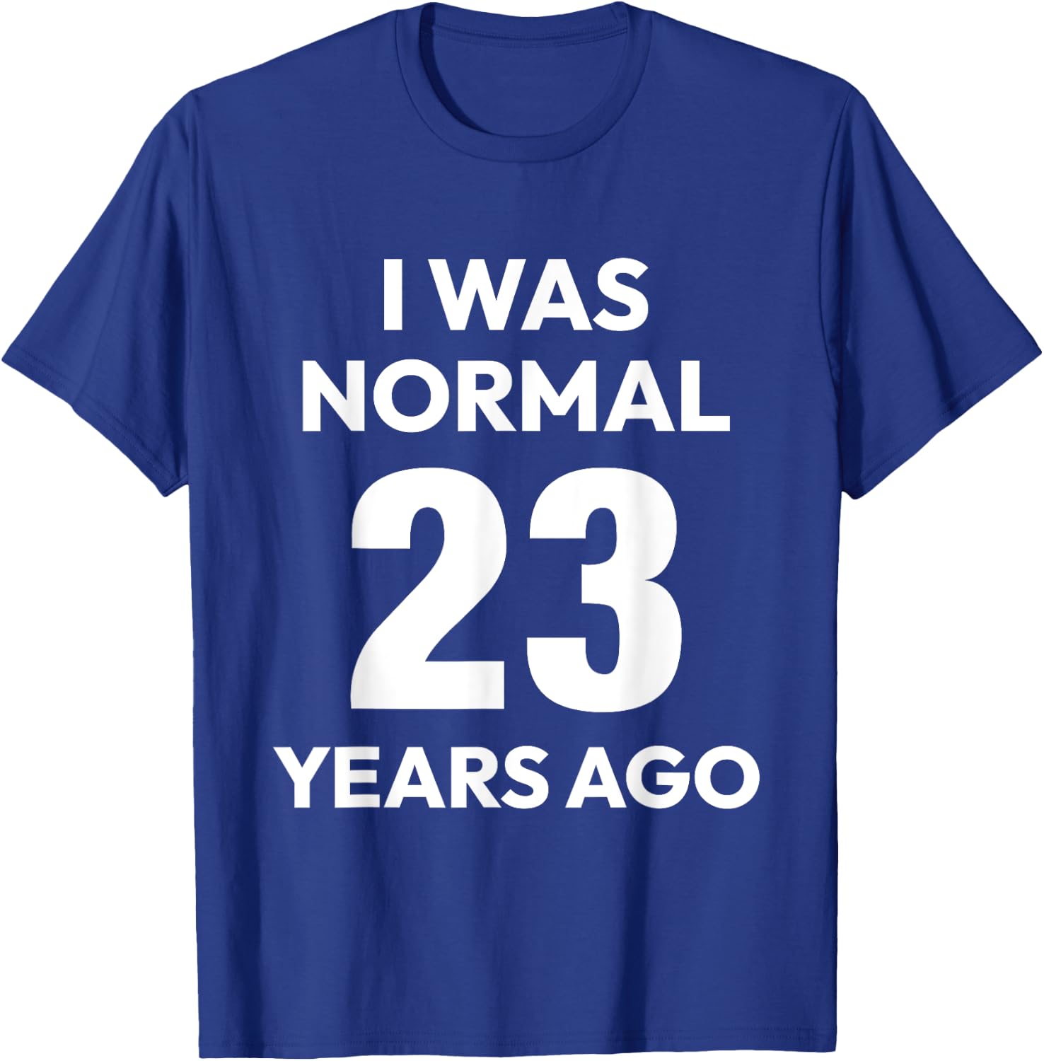 23rd Wedding Anniversary Couples Funny Husband Wife 23 Years T-Shirt - T-Shirt | Royal