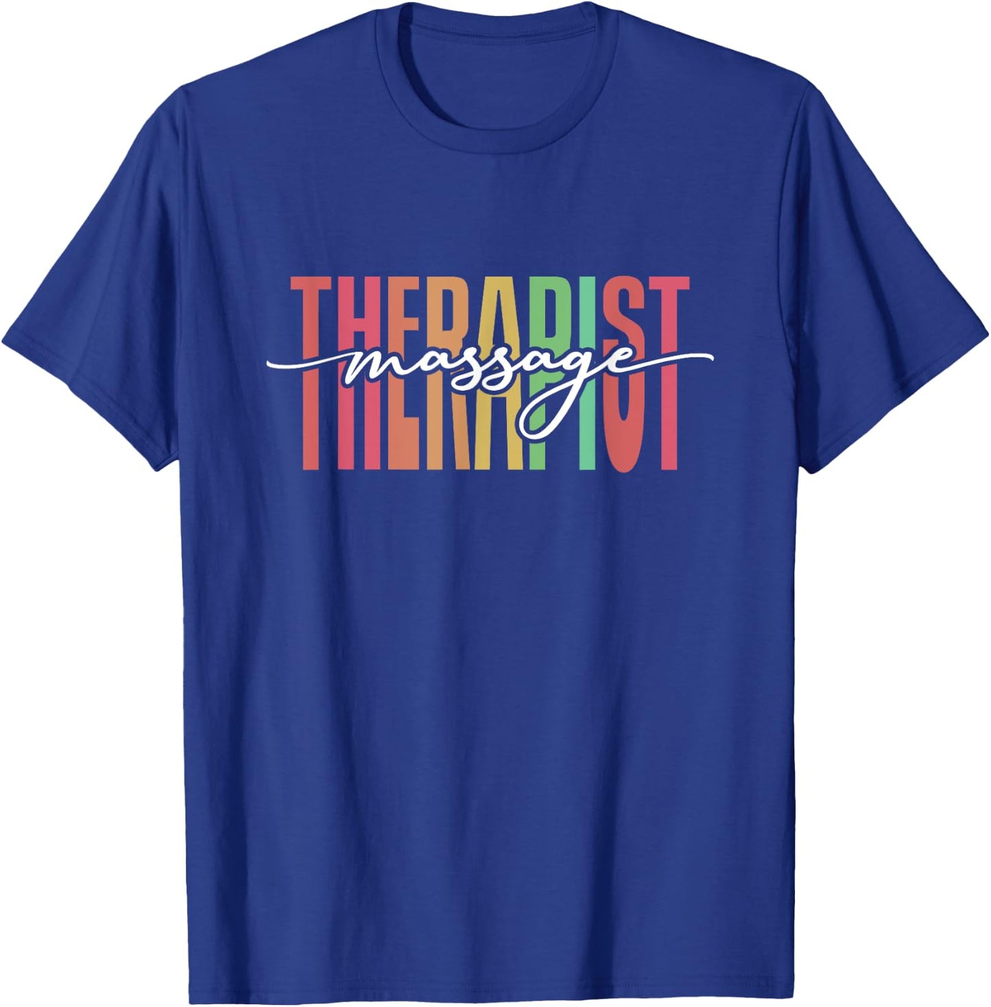 Massage Therapist Physiotherapy Chiropractor Reflexology T-Shirt - T-Shirt | Royal