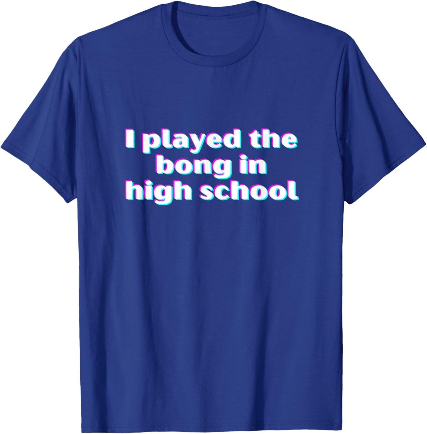 Bong Smoker Pothead 420 T-Shirt - T-Shirt | Royal