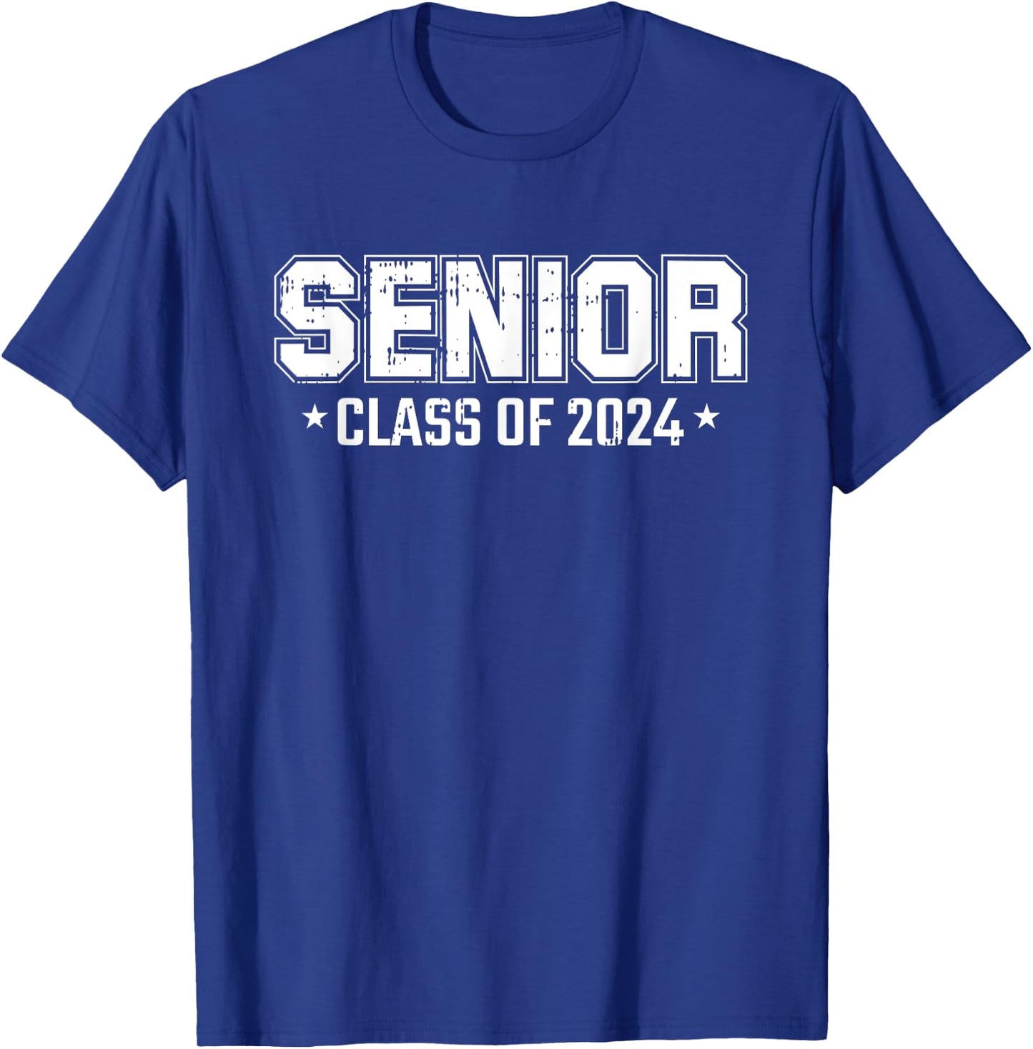 Class Of 2024 Senior Graduation High School College Graduate T-Shirt - T-Shirt | Royal