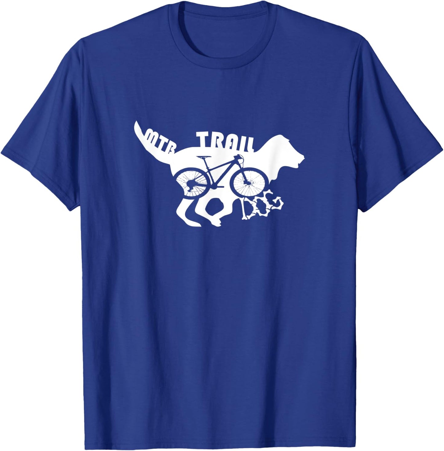 MTB Trail Dog - MTB explore and adventure Men Women T-Shirt - T-Shirt | Royal