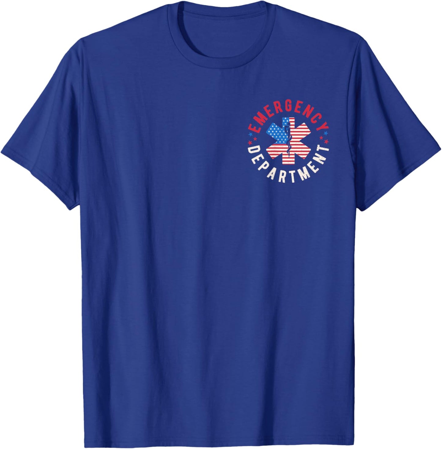 Emergency Department 4th of July USA Emergency Room Er Nurse T-Shirt - T-Shirt | Royal