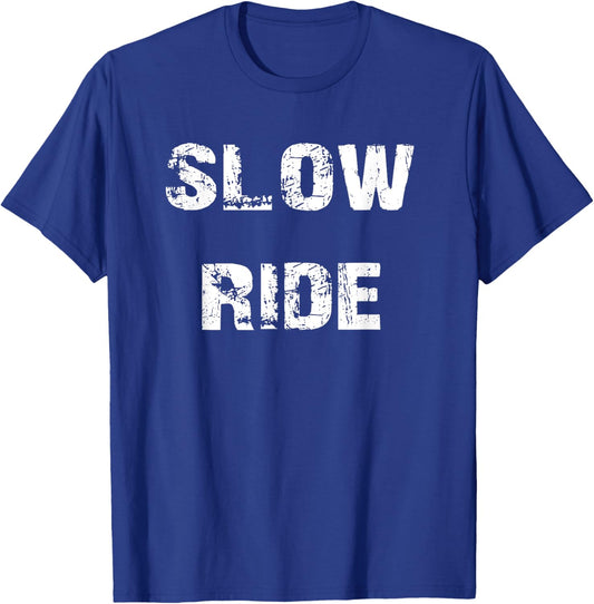 Slow Ride Classic Rock T-Shirt - T-Shirt | Royal